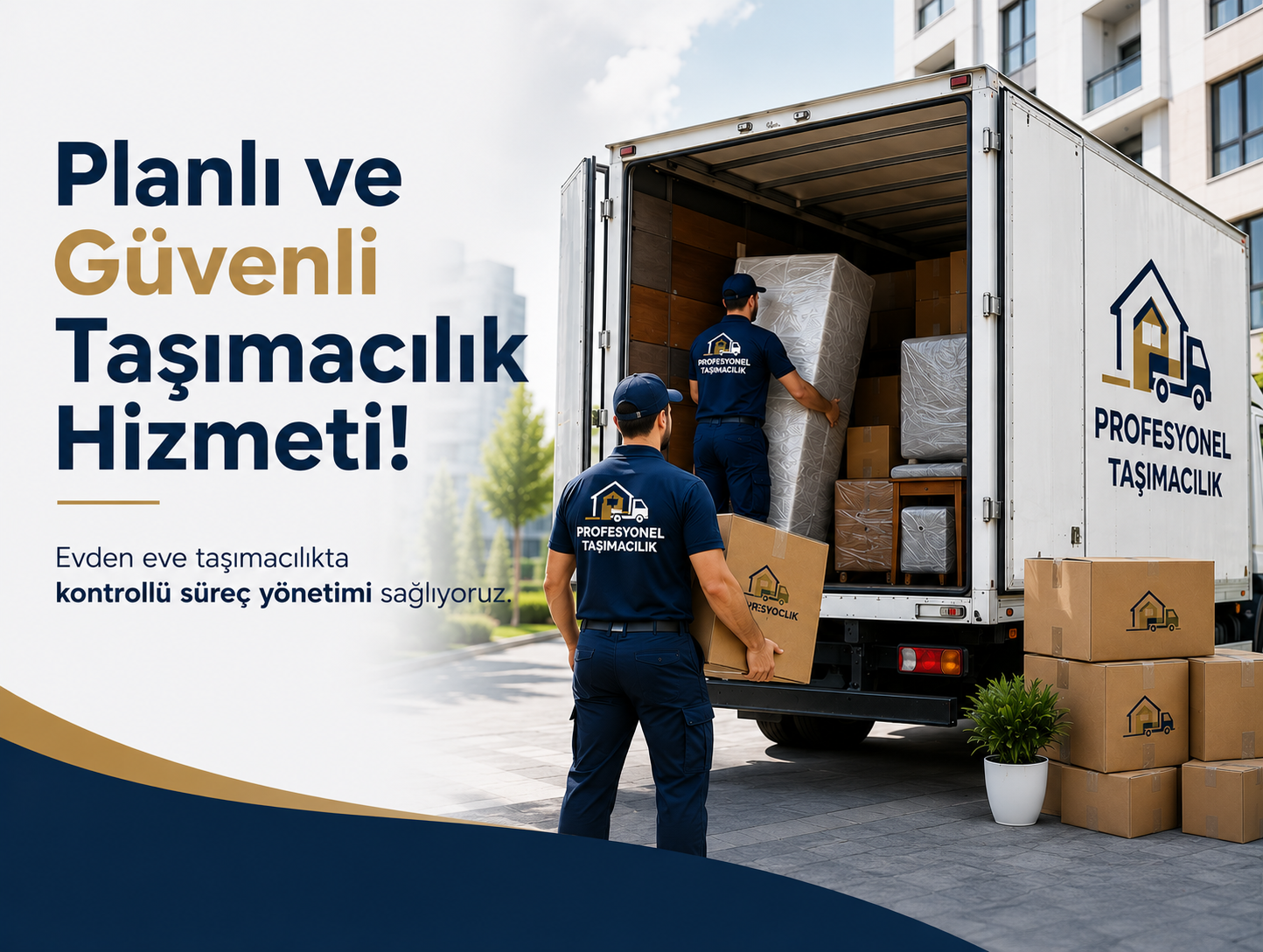Planlı ve güvenli evden eve taşımacılık hizmeti